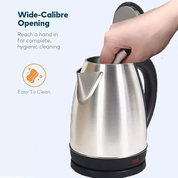 Automatic Electric Kettle 2.0L – Stainless Steel Hot Water Boiler With Auto Shut-Off