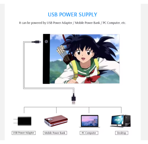 A4 LED Drawing Tablet Painting Board Copy Pad Writing Sketching Led Light Pad