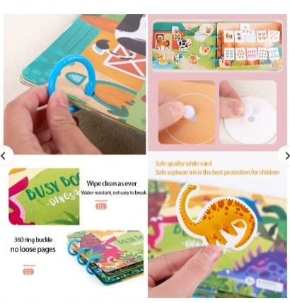 Toddler Busy Book, for 2-4 Years Old Preschool Activity Toy Books